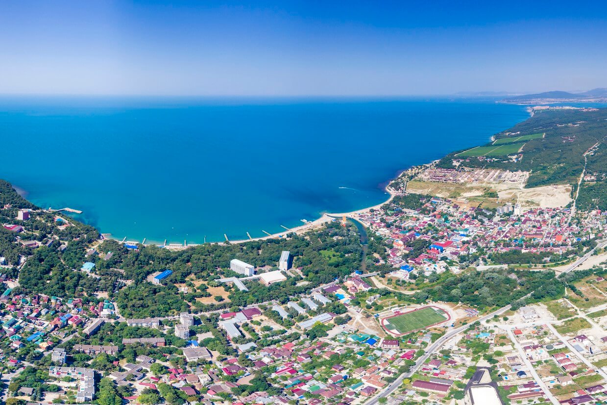 Село Дивноморское - курорт в Краснодарском крае у Чёрного моря